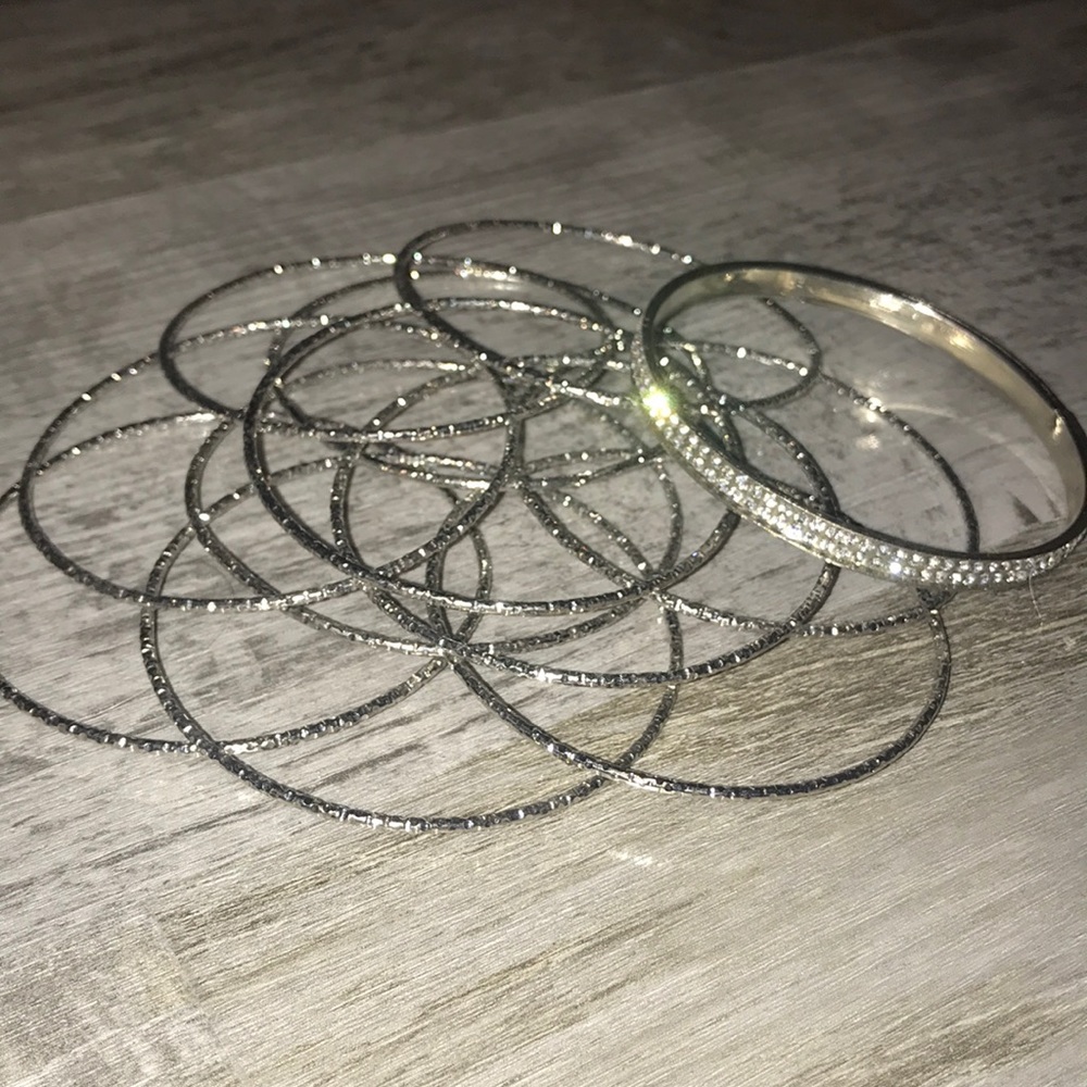 12 sparkly bracelets